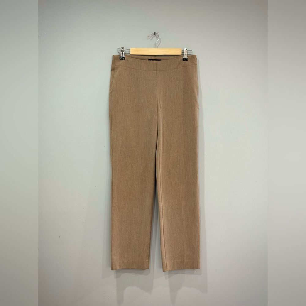 SALE! Brown Talbots Heritage Flat Front Trousers Size 2 EUC